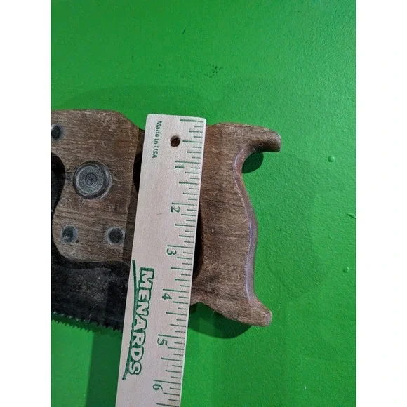 Wicked Sharp 1880's H. Disston & Sons No.11 22" 11PPI Xcut Panel Saw Hand Filed - Picture 9 of 12